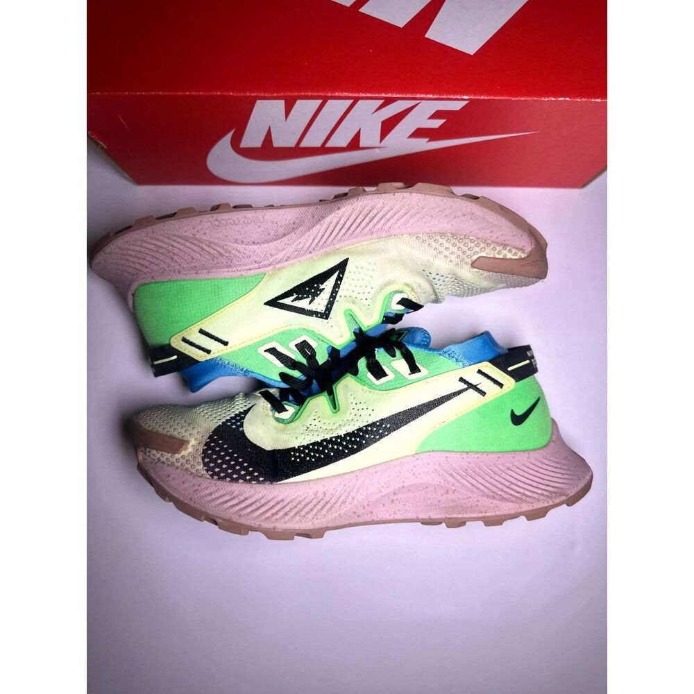Nike Pegasus Trail 2 in the 'Barely Volt' colorway scheme